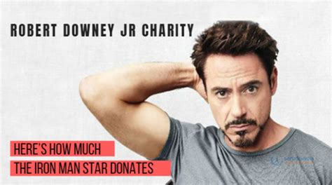 robert downey jr charity donations|Robert Downey Jr Charity: Here’s How Much the Iron .